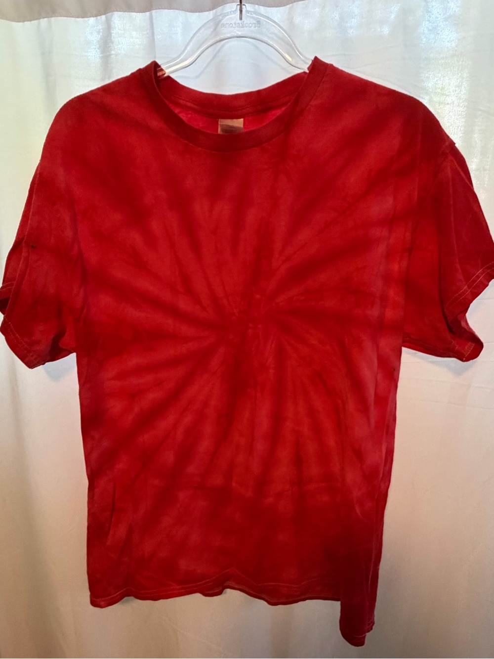 Red Tie Dye Shirt